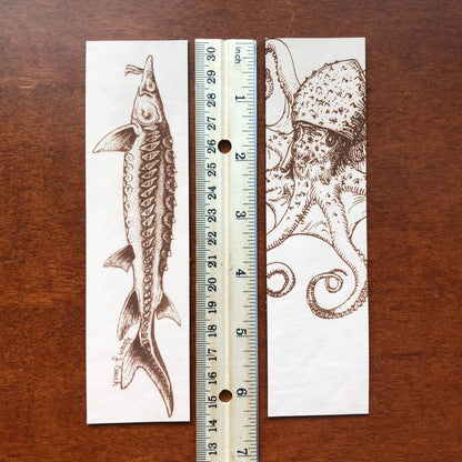 Sturgeon Bookmark Sturgeon Bookmark Bookmarks Raven King Crafts