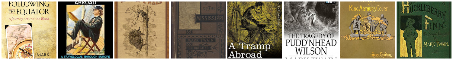 Free Public Domain Mark Twain Books
