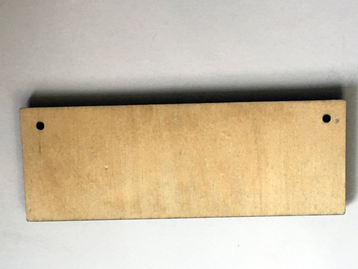 The back of the black and white painted bathroom sign. Wooden Bathroom Sign Signage Raven King Crafts